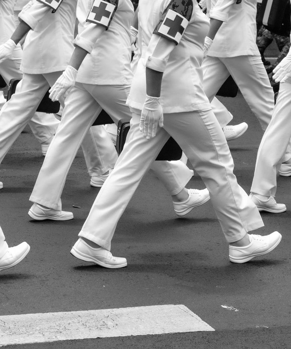 Comfy White Nursing Shoes for Tireless Healthcare Heroes